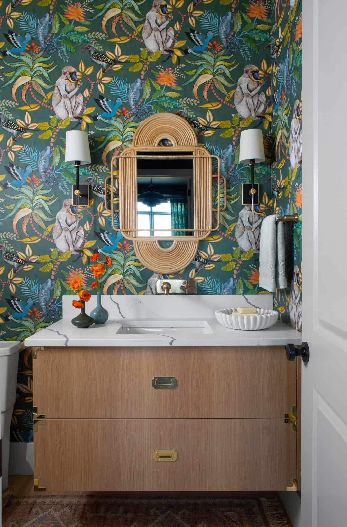 Pretty Powder Rooms - Andrea Schumacher Interiors